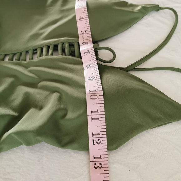 Bca By Rebecca Virtue Olive Green Swimsuit Size S - Picture 8 of 9